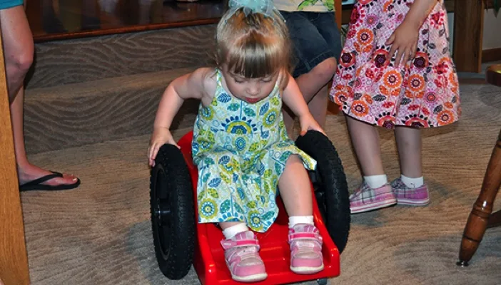 How to Start Orientation and Mobility Skills Before a Blind Baby Is Walking